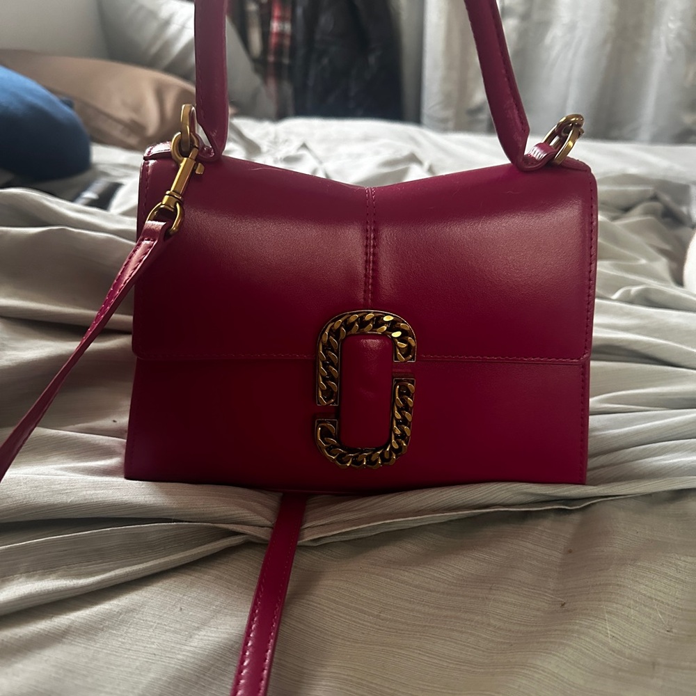 Marc Jacobs top handle bag, used once, has dusk bag